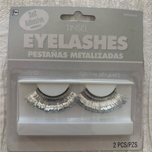 Amscan Tinsel Silver Fake Eyelashes